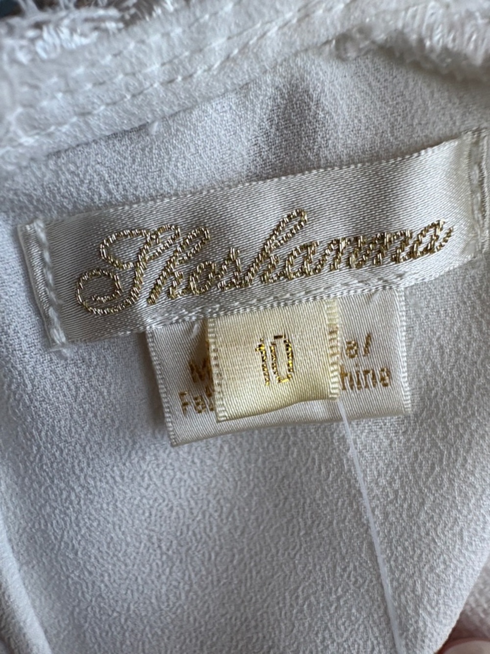 NWT Shoshana White Lace Dress. Size 10 - Picture 8 of 8